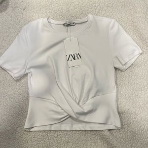 Zara criss cross tee